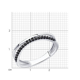 Кольцо Diamant - Серебро 925, Фианит (арт. 94-110-01513-1)