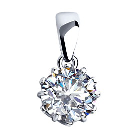 Подвеска Diamant - Серебро 925, Фианит (арт. 94-130-01218-1)