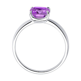 Кольцо SOKOLOV - Серебро 925, Аметист (арт. 92011255)
