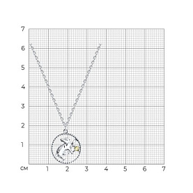 Колье SOKOLOV - Серебро 925, Фианит (арт. 94070940)