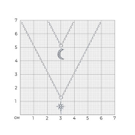 Колье SOKOLOV - Серебро 925, Фианит (арт. 94070667)