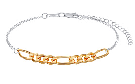 Браслет Красцветмет - Серебро 925 (арт. НБ22-1915-34#1.20)