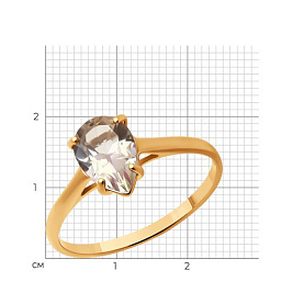 Кольцо SOKOLOV - Серебро 925, Swarovski (арт. 92014257)