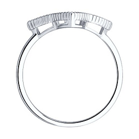 Кольцо SOKOLOV - Серебро 925, Фианит, Эмаль (арт. 94014659)