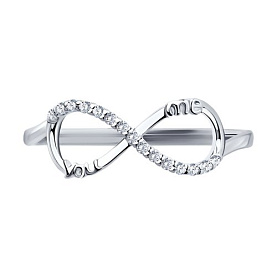 Кольцо SOKOLOV - Серебро 925, Фианит (арт. 94011436)