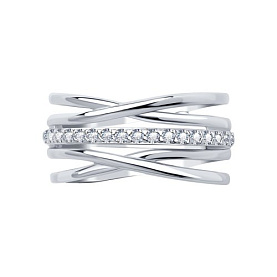 Кольцо SOKOLOV - Серебро 925, Фианит (арт. 94010510)