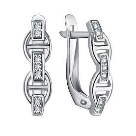 Серьги Talant - Серебро 925, Фианит (арт. 10-72-0001-15542)