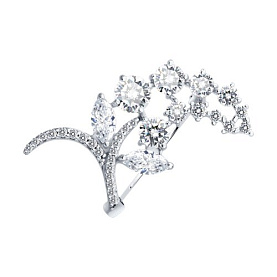 Брошь Diamant - Серебро 925, Фианит (арт. 94-140-01411-1)