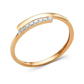 Кольцо ЮФ Династия - Золото 585, Фианит (арт. 000761-1102)