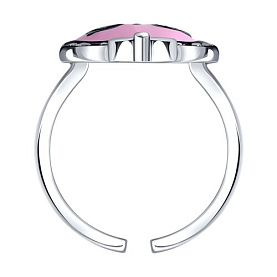 Кольцо Diamant - Серебро 925, Фианит, Эмаль (арт. 94-110-00097-1)