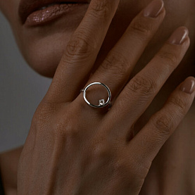 Кольцо SOKOLOV - Серебро 925, Фианит (арт. 94013871)