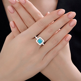 Кольцо SOKOLOV - Серебро 925, Фианит (арт. 94014739)