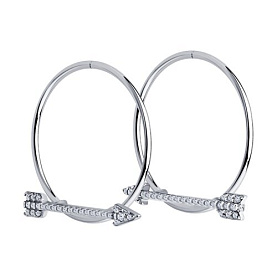 Серьги SOKOLOV - Серебро 925, Фианит (арт. 94025694)