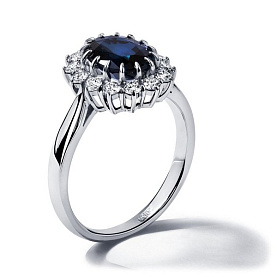 Кольцо Platinum Lab. - Платина 950 (арт. ПК-207С-01)