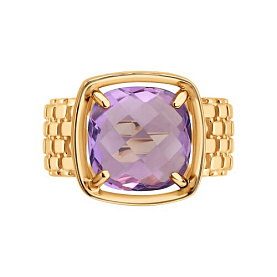 Кольцо SOKOLOV - Золото 585, Аметист (арт. 717419)