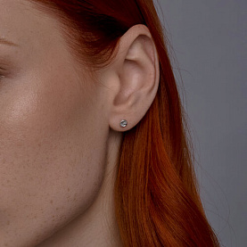 Серьги Diamant - Серебро 925, Бриллианит (арт. 94-222-02699-1)