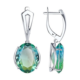 Серьги SOKOLOV - Серебро 925, Фианит (арт. 92022233)