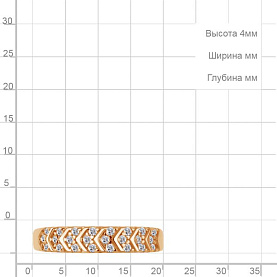 Кольцо Аквамарин - Серебро 925, Фианит (арт. 600720А.6)