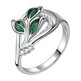 Кольцо Talant - Серебро 925, Фианит, Эмаль (арт. 20-79-0001-17203)