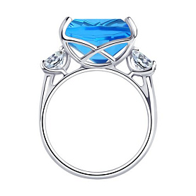 Кольцо Diamant - Серебро 925, Алпанит, Фианит (арт. 94-110-01029-1)