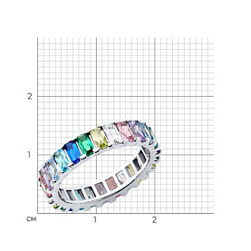 Кольцо SOKOLOV - Серебро 925, Фианит (арт. 94014105)