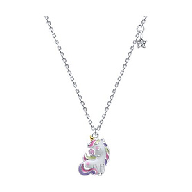 Колье SOKOLOV - Серебро 925, Фианит, Эмаль (арт. 94071537)