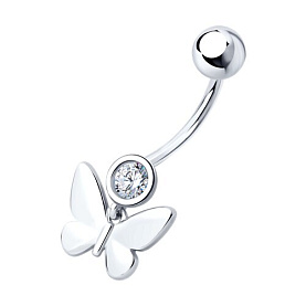 Пирсинг SOKOLOV - Серебро 925, Фианит (арт. 94060077)