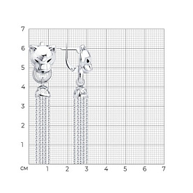 Серьги SOKOLOV - Серебро 925, Эмаль (арт. 94027341)