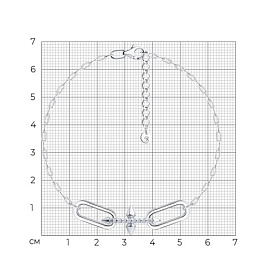 Браслет SOKOLOV - Серебро 925, Фианит (арт. 94051568)