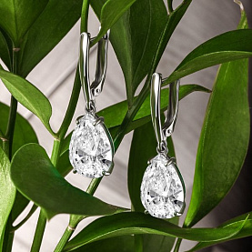 Серьги Talant - Серебро 925, Фианит (арт. 14-72-0001-14089)