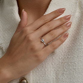 Кольцо SOKOLOV - Серебро 925, Фианит (арт. 94014874)