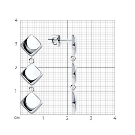 Серьги SOKOLOV - Серебро 925 (арт. 94025308)