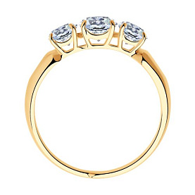 Кольцо SOKOLOV - Серебро 925, Фианит (арт. 93010784)