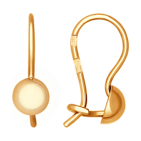 Серьги SOKOLOV - Золото 375 (арт. 020020-4)