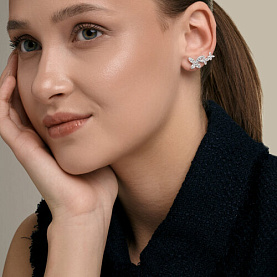 Серьги SOKOLOV - Серебро 925, Фианит (арт. 94027767)