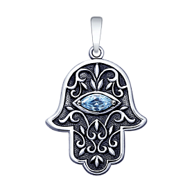 Подвеска SOKOLOV - Серебро 925, Фианит (арт. 95030189)