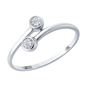 Кольцо Diamant - Серебро 925, Фианит (арт. 94-110-00137-1)