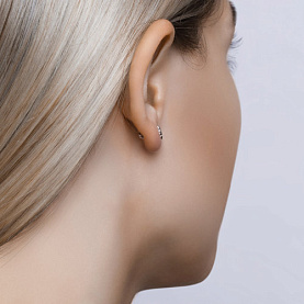 Серьги SOKOLOV - Серебро 925, Фианит (арт. 94020528)