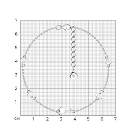 Браслет SOKOLOV - Серебро 925 (арт. 94050659)