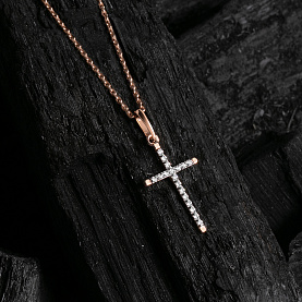 Подвеска ЮФ Династия - Золото 375, Фианит (арт. 100088-5102)