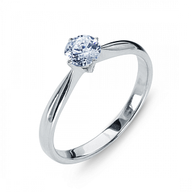 Кольцо Platinum Lab. - Платина 950, Бриллиант (арт. ПК-097-04)