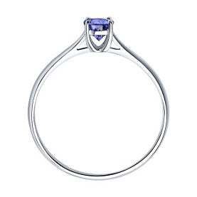 Кольцо SOKOLOV - Серебро 925, Танзанит (арт. 92012111)