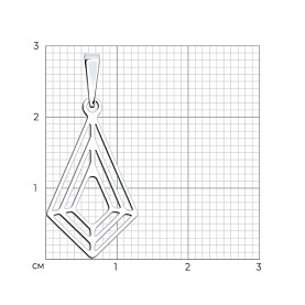 Подвеска Diamant - Серебро 925 (арт. 94-130-01462-1)