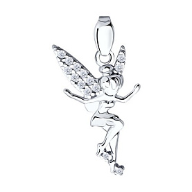 Подвеска SOKOLOV - Серебро 925, Фианит (арт. 94030701)