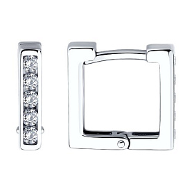 Серьги SOKOLOV - Серебро 925, Фианит (арт. 94026822)