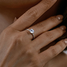 Кольцо SOKOLOV - Серебро 925, Фианит (арт. 94013560)