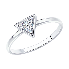 Кольцо SOKOLOV - Серебро 925, Фианит (арт. 94012707)