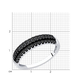 Кольцо SOKOLOV - Серебро 925, Фианит (арт. 94013355)