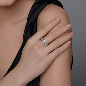 Кольцо SOKOLOV - Серебро 925, Фианит (арт. 94014253)