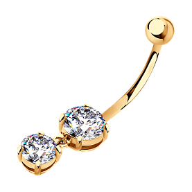 Пирсинг SOKOLOV - Серебро 925, Фианит (арт. 93060004)